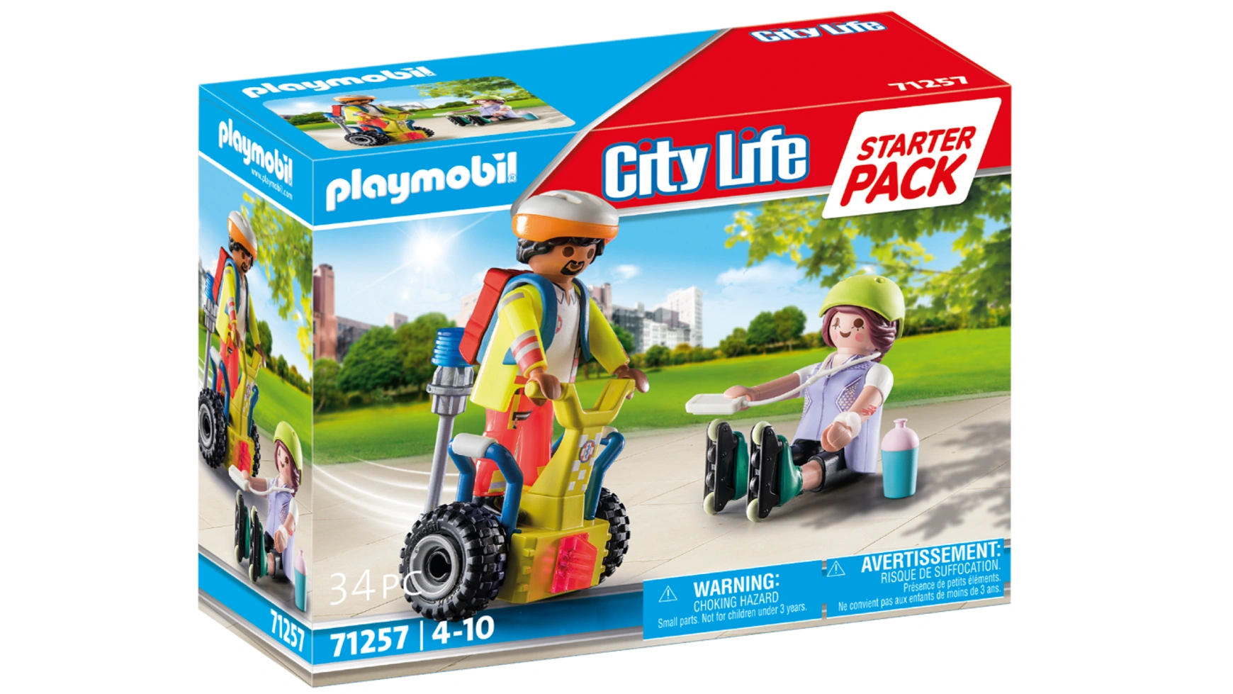 городская жизнь школьный автобус playmobil Городская жизнь стартовый пакет спасения с balance racer Playmobil