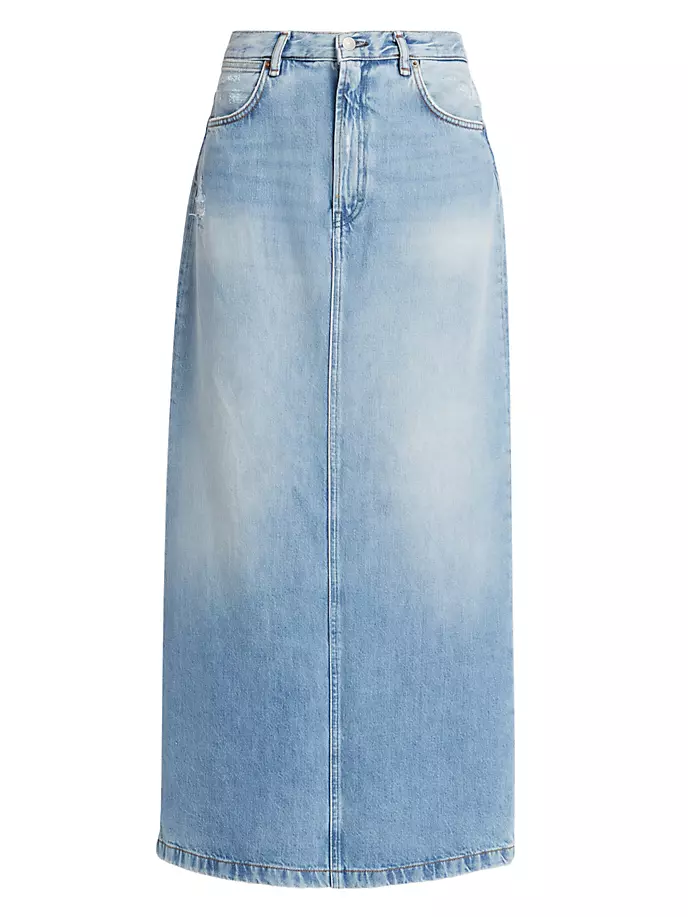 

Джинсовая юбка-миди Philo Acne Studios, синий