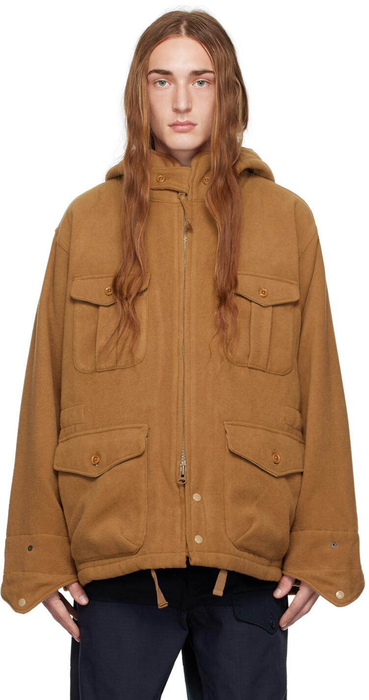 

Светло-коричневая куртка с карманами с клапанами Engineered Garments