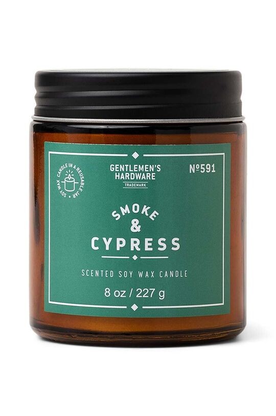 

Gentelmen's Hardware Ароматические свечи соевые Smoke & Cypress 227 г Gentlemen's Hardware, мультиколор