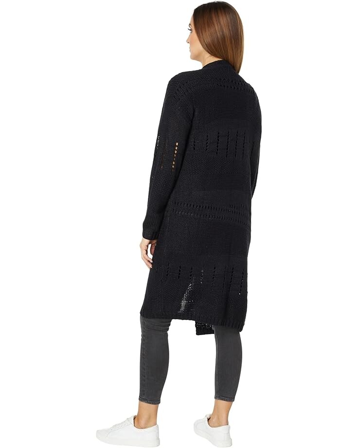 

Свитер Saltwater Luxe Cole Long Sleeve Sweater Duster, черный