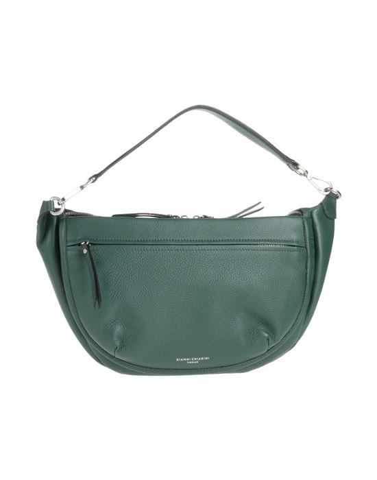 Сумка GIANNI CHIARINI, темно-зеленый сумка хобо lak 018901 повседневная натуральная кожа вмещает а4 внутренний карман регулируемый ремень черный