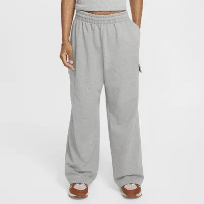 

Брюки Nike Sportswear Girls' Dri-FIT Oversized Fleece Pants, темно-серый