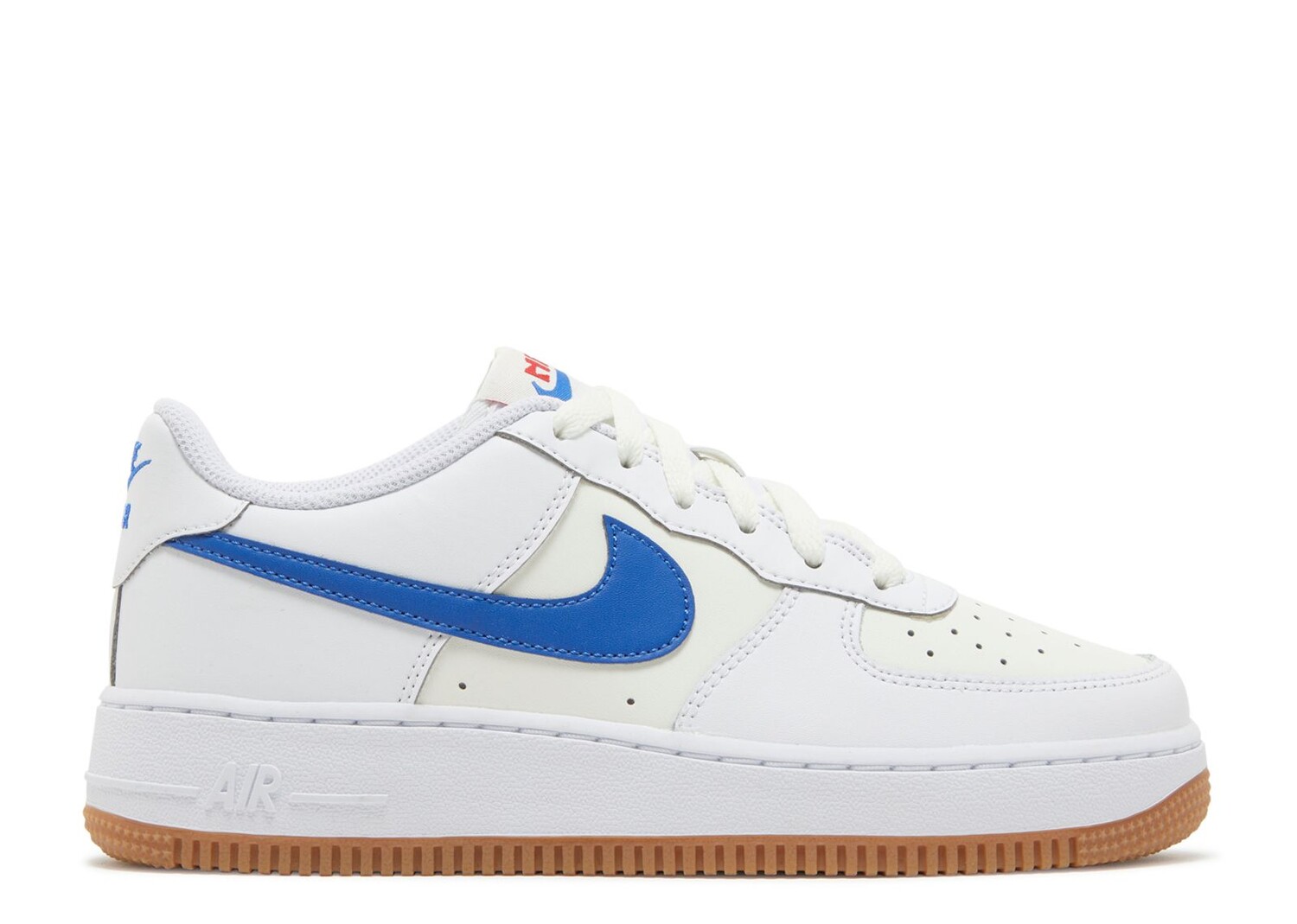 

Кроссовки Nike Air Force 1 Gs 'White Game Royal Gum', белый