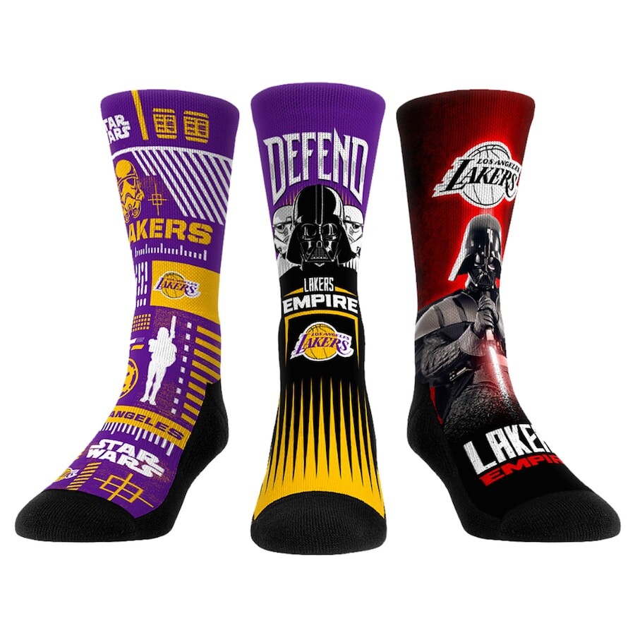 

Комплект носков Rock Em Socks Los Angeles Lakers, фиолетовый