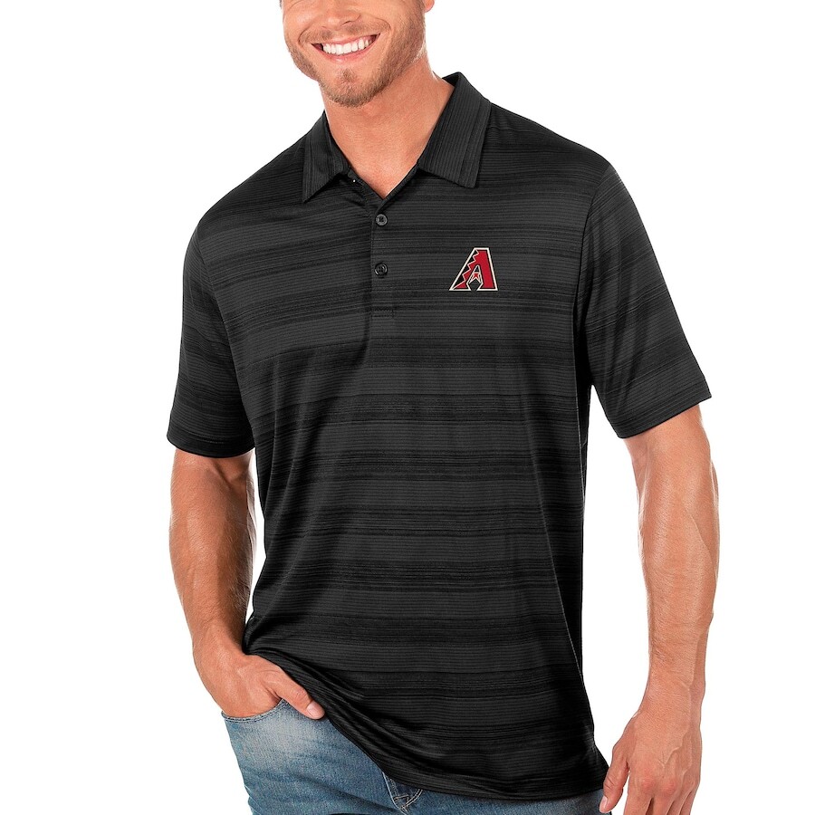

Поло с коротким рукавом Antigua Arizona Diamondbacks, черный