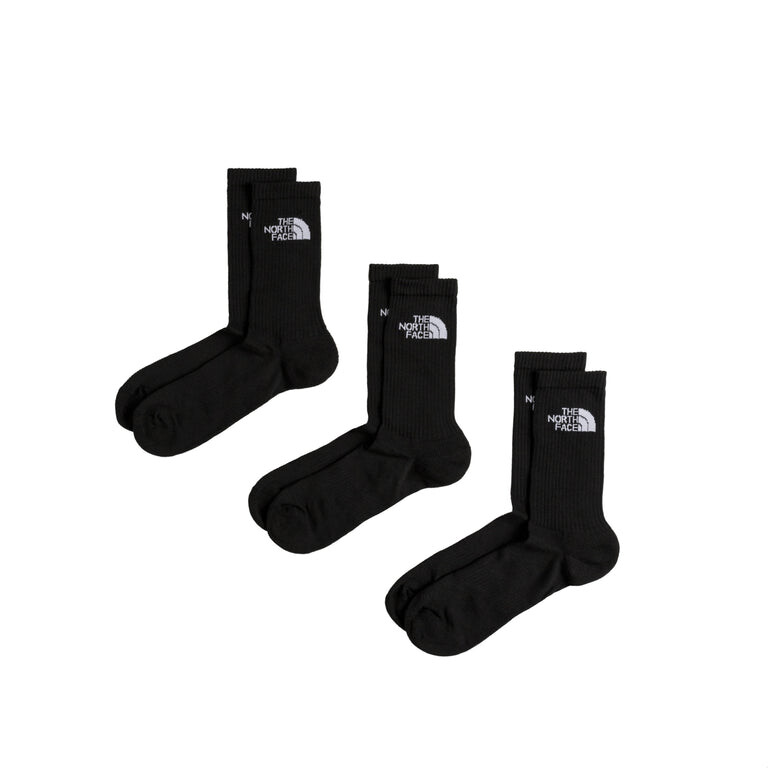 

Носки Multi Sport Cushion Crew Socks 3-Pack The North Face, черный