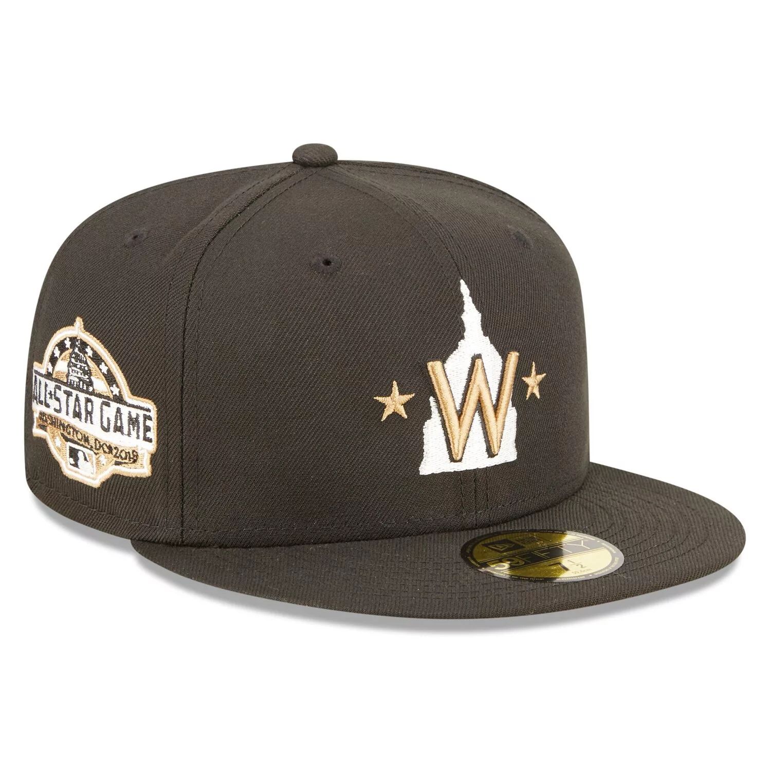 Мужская облегающая шляпа New Era Black Washington Nationals 2018 All Star  Game Wheat Undervisor 59FIFTY – заказать с доставкой из-за рубежа через  онлайн-сервис «CDEK.Shopping»