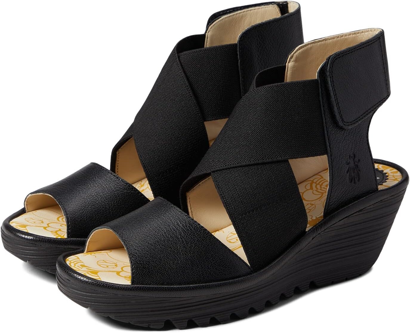 

Босоножки YUBA385FLY FLY LONDON, цвет Black Mousse