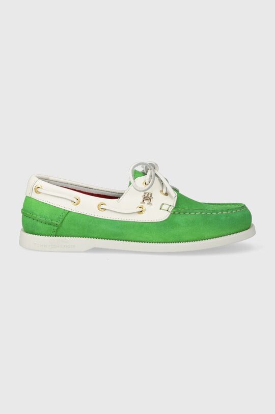 

Замшевые лоферы TH BOAT SHOE Tommy Hilfiger, зеленый