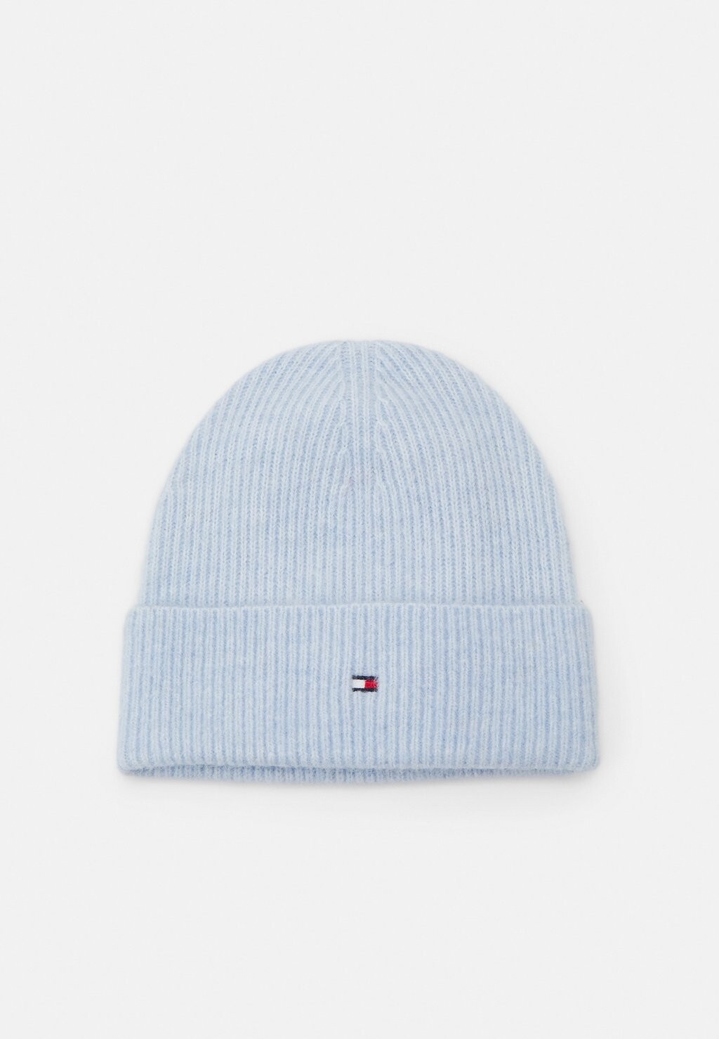 

Шапка ESSENTIAL FLAG FUZZY BEANIE Tommy Hilfiger, светло-голубой
