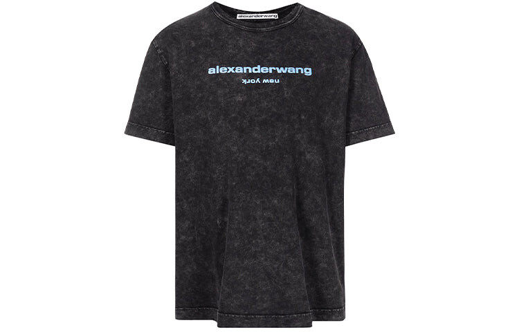

Футболка Alexander Wang Unisex SS22 с принтом, серый