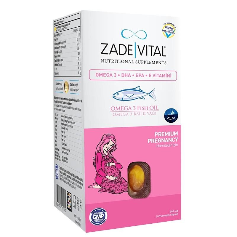 

Zade Vital Omega 3 50 капсул для беременных