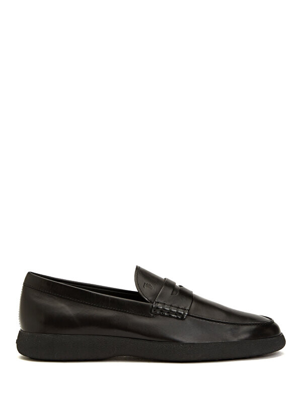 

Черные мужские кожаные эспадрильи Tod's