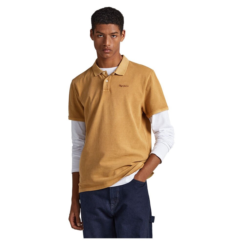 

Поло с коротким рукавом Pepe Jeans Oliver Gd, бежевый