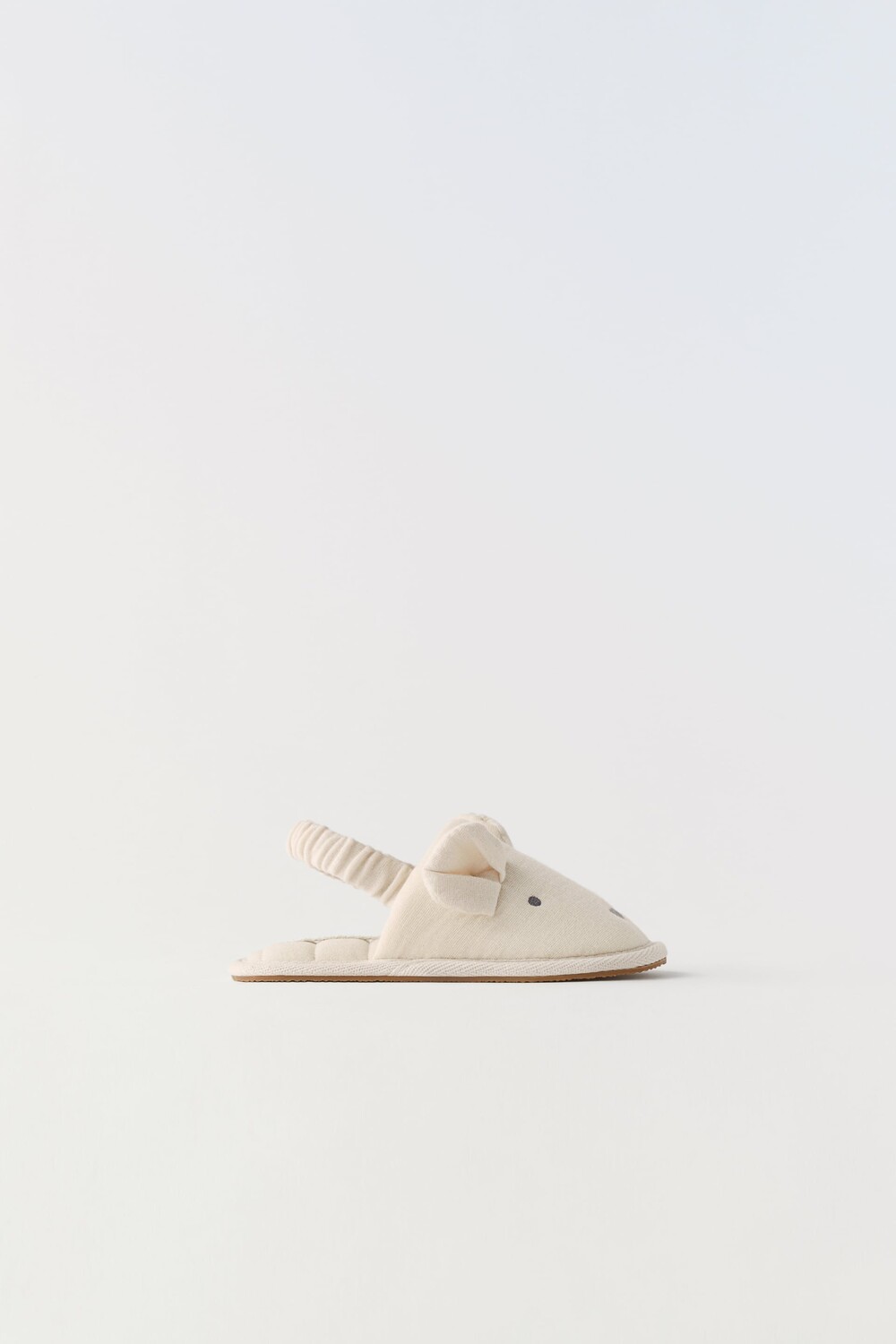 

Тапочки в форуме животных Zara, экрю белый