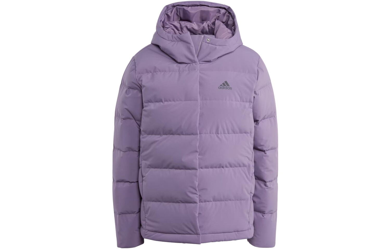 

Пуховик женский фиолетовый Adidas