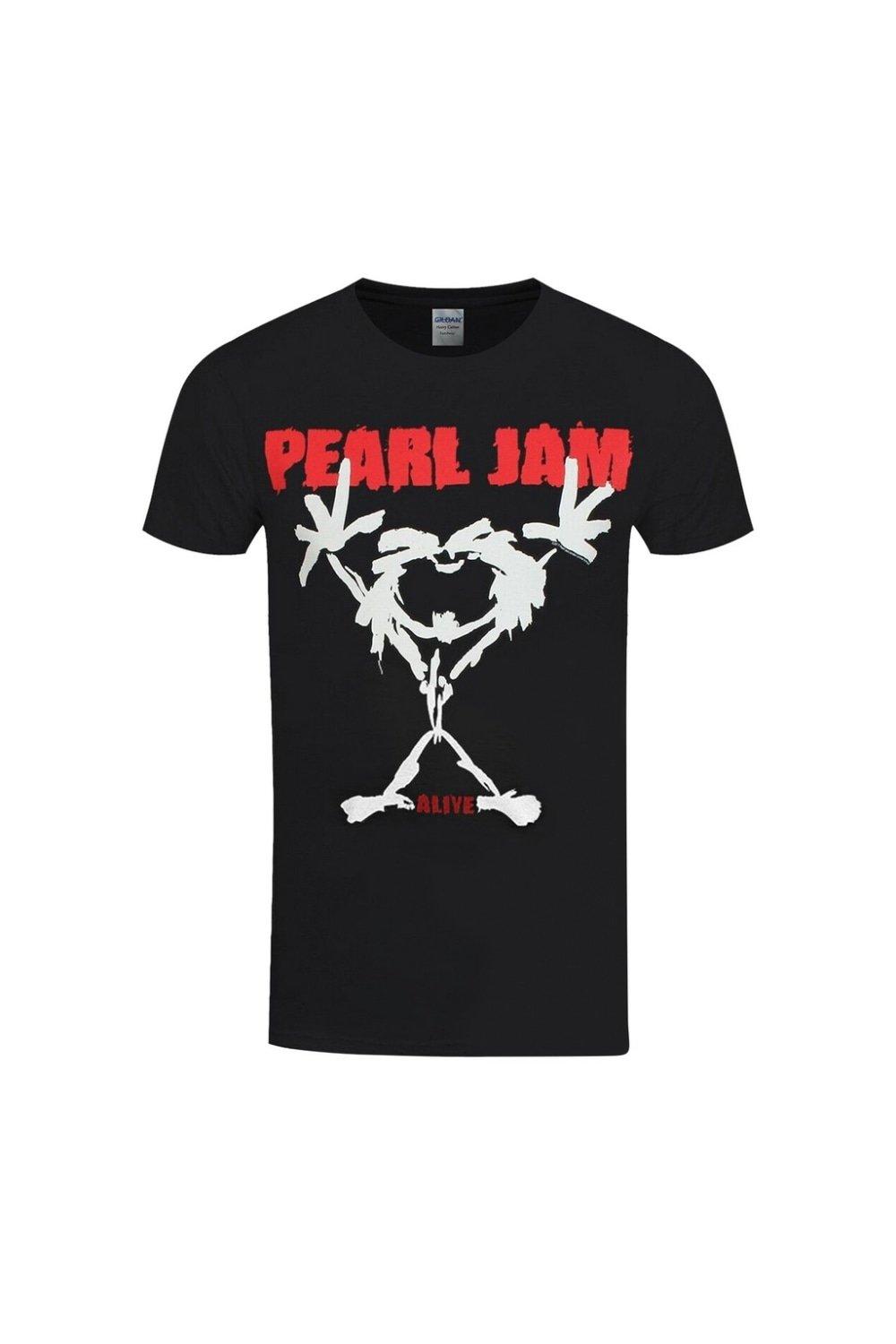 Футболка Стикмена Pearl Jam, черный