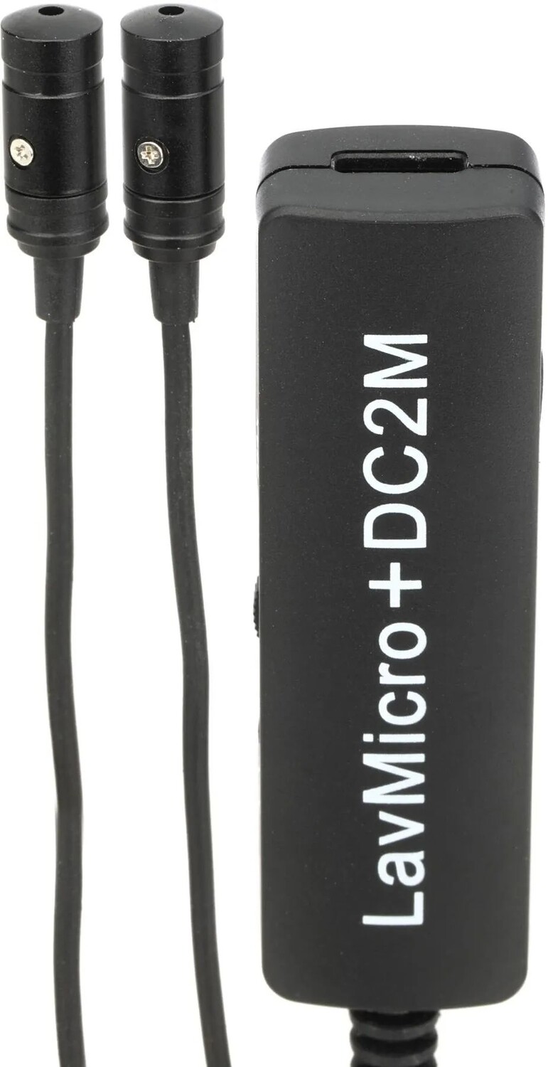 

Saramonic LavMicro+DC2M Прикрепляемый петличный микрофон для 2 человек с разъемами Lightning и USB — кабель длиной 5,7 футов