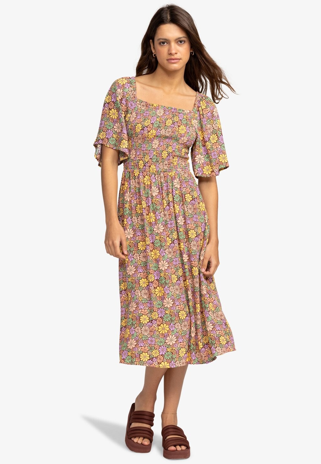 

Дневное платье TROPICAL SUNSHINE Roxy, цвет brown