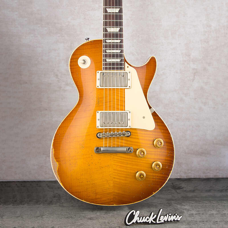 

Электрогитара Gibson Murphy Lab 1959 Les Paul Standard - Ultra Heavy Aged Dirty Lemon Burst - CHUCKSCLUSIVE - #92280