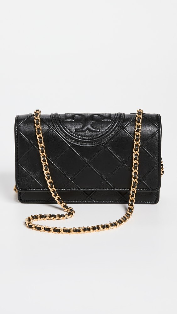 

Кошелек Tory Burch Fleming Soft Chain, черный