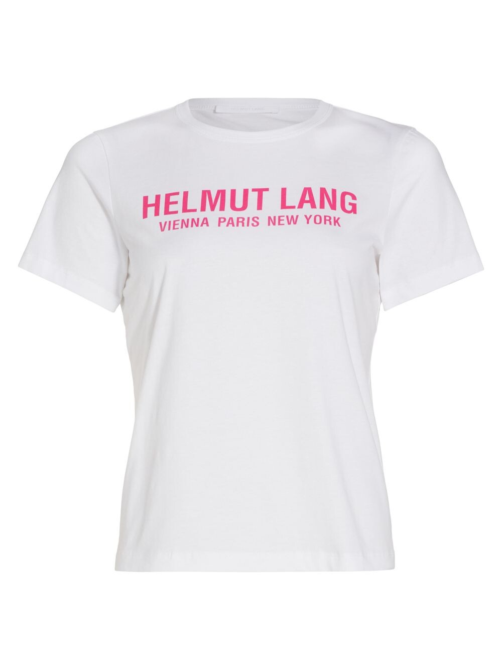 

Футболка с круглым вырезом и логотипом Helmut Lang, белый