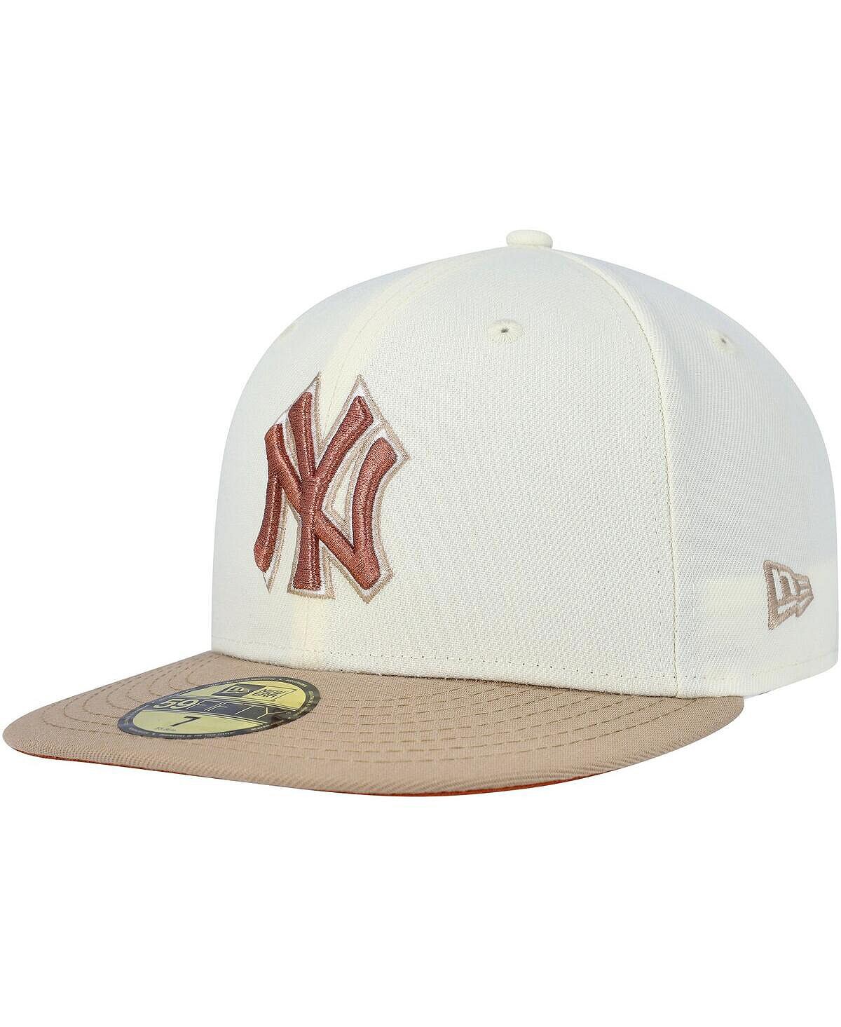 

Мужская кремовая кепка New York Yankees Chrome Camel Rust Undervisor 59FIFTY New Era