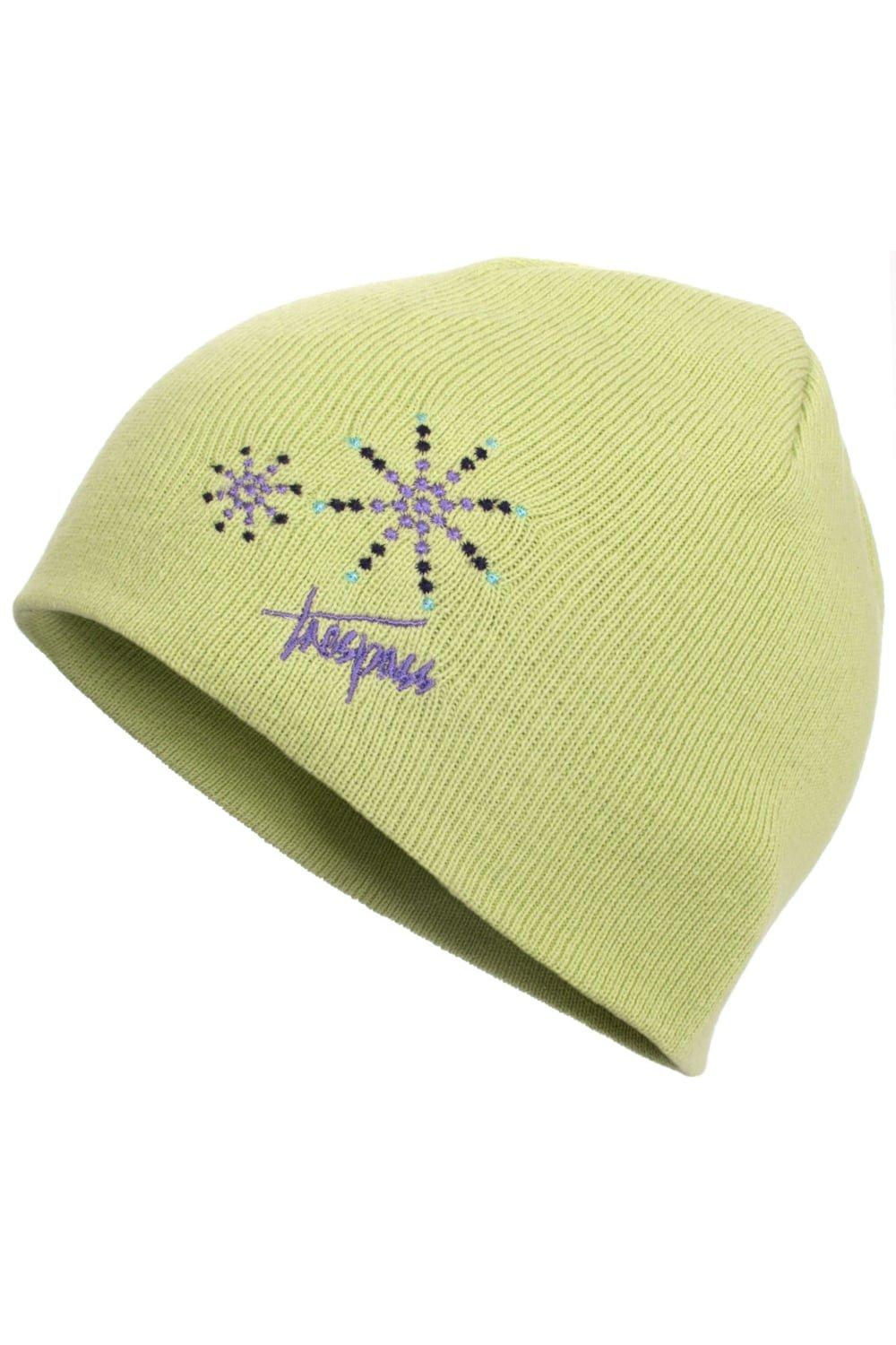 Блестящая вязаная шапка-бини Trespass, зеленый