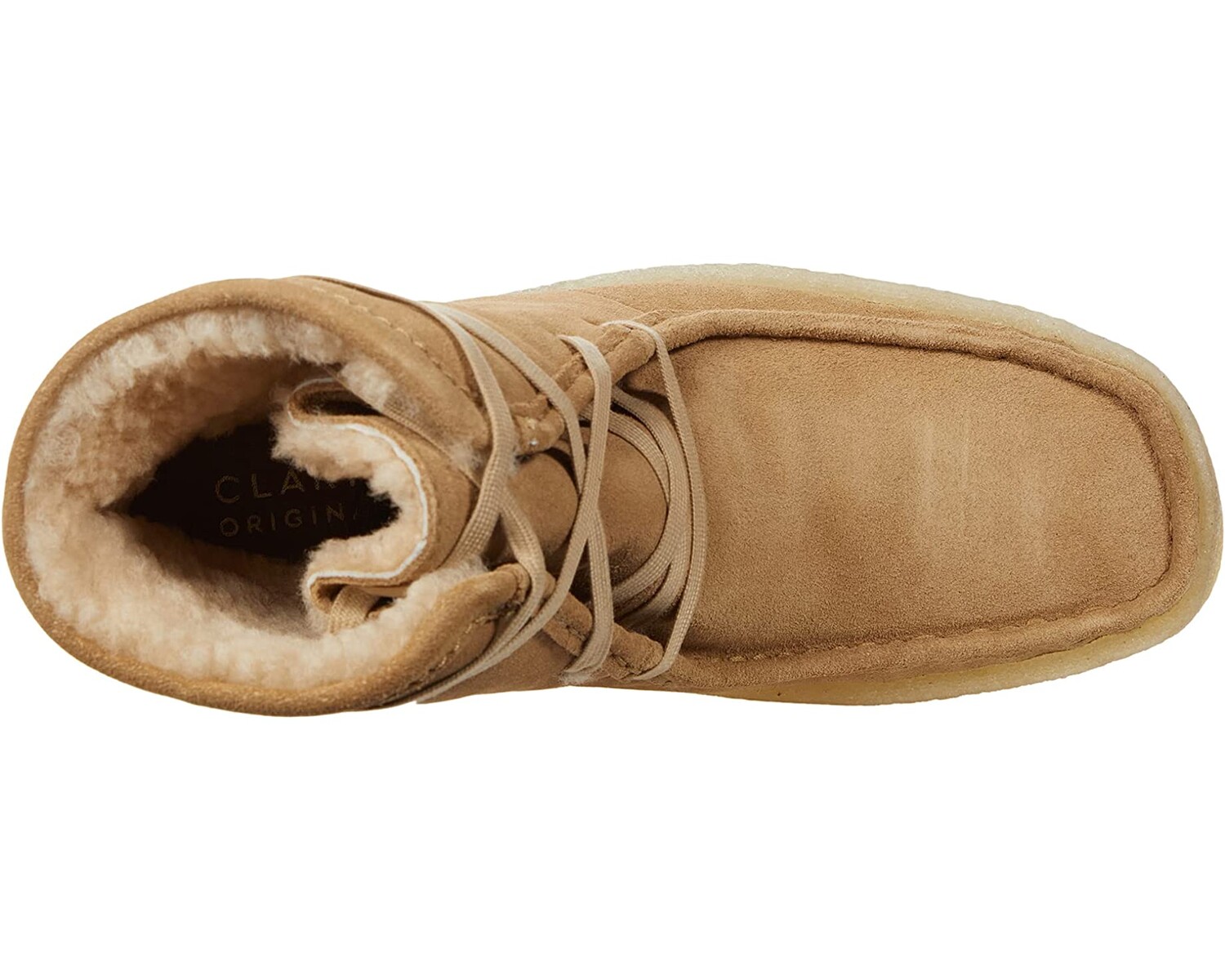 

Кроссовки Wallabee Cup Hi Clarks, коричневый