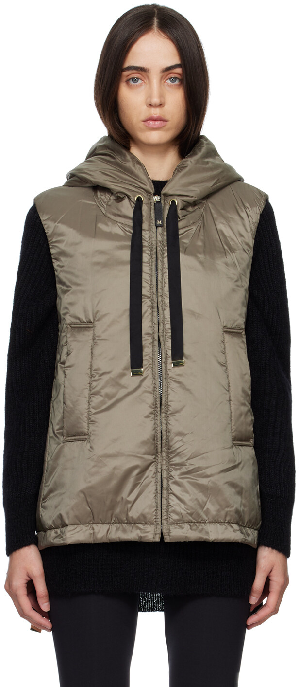 

Жилет цвета хаки Гринго Max Mara