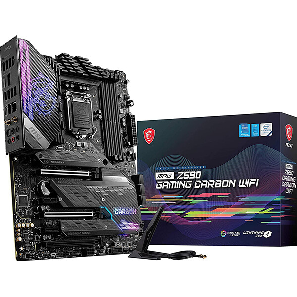 

Материнская плата MSI MPG Z590 Gaming Carbon WiFi, DDR4, черный