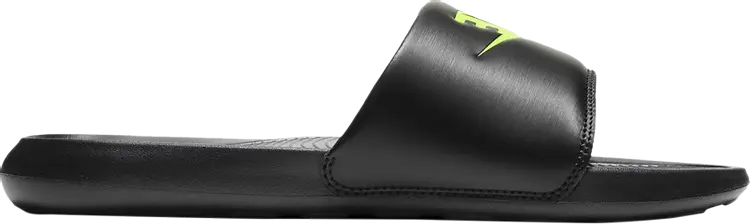 

Сандалии Nike Victori One Slide 'Black Volt', черный