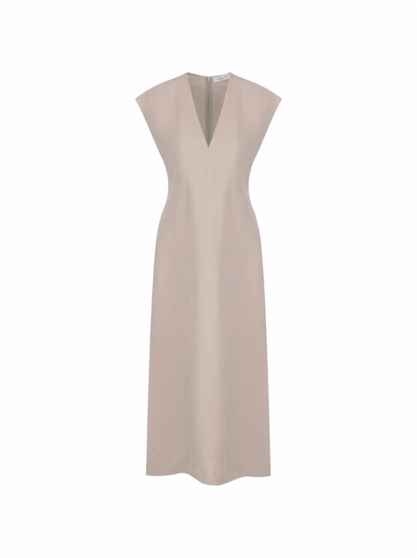 

Льняное платье миди Fabiana Filippi White Label