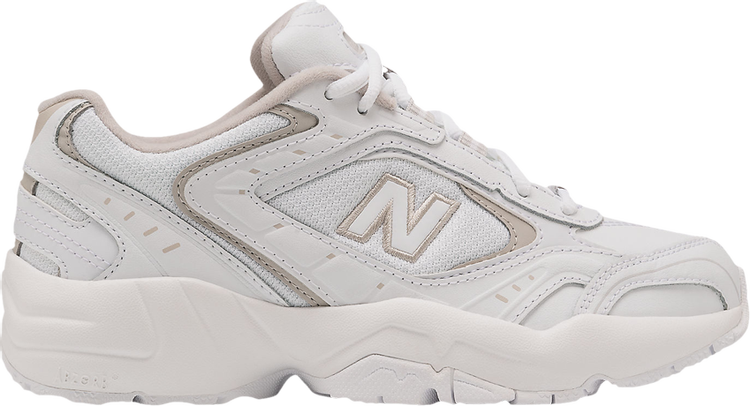 Кроссовки New Balance Wmns 452 'White Light Cliff Grey', белый - фото