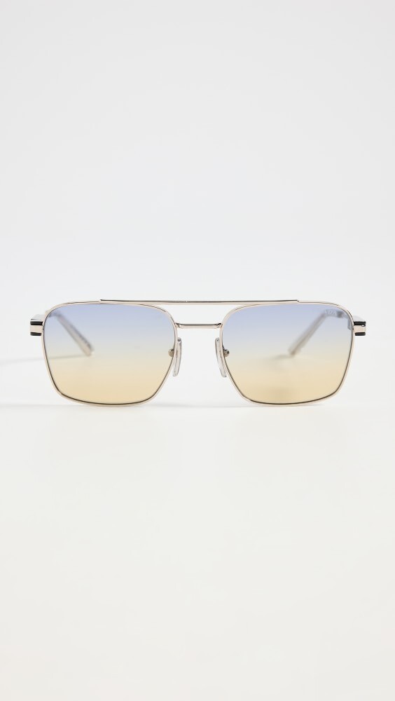 

Солнцезащитные очки Prada 0PR 67ZS, серебряный
