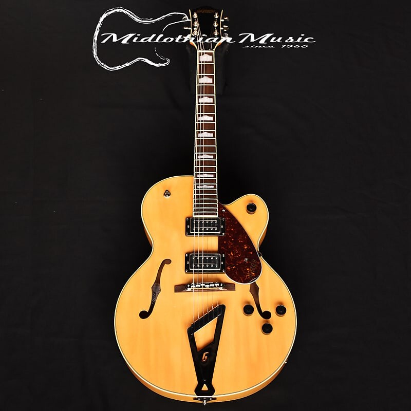 

Полый корпус Gretsch G2420 Streamliner с хвостовиком Chromatic II — отделка Village Amber
