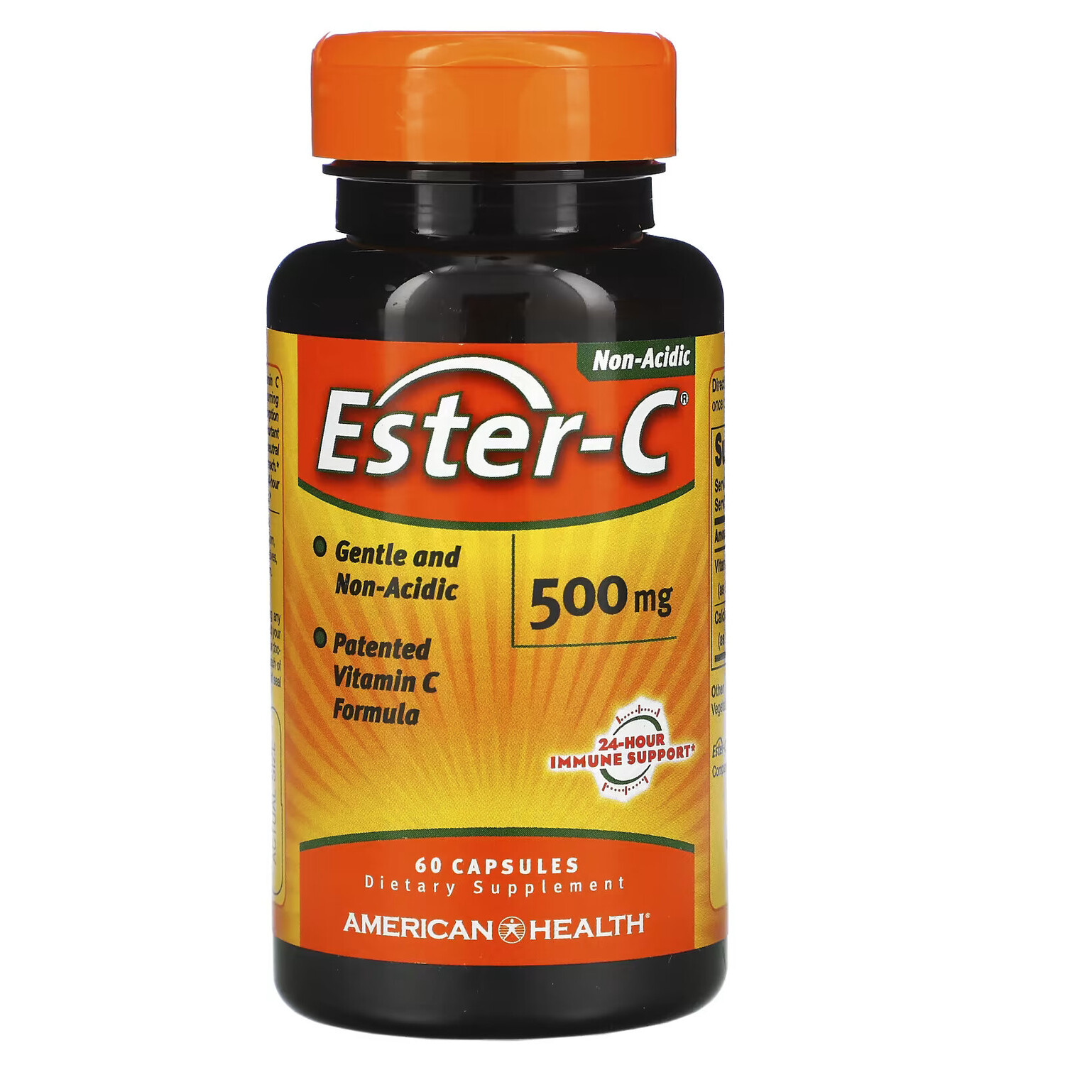 

American Health, Ester C, 500 мг, 60 капсул