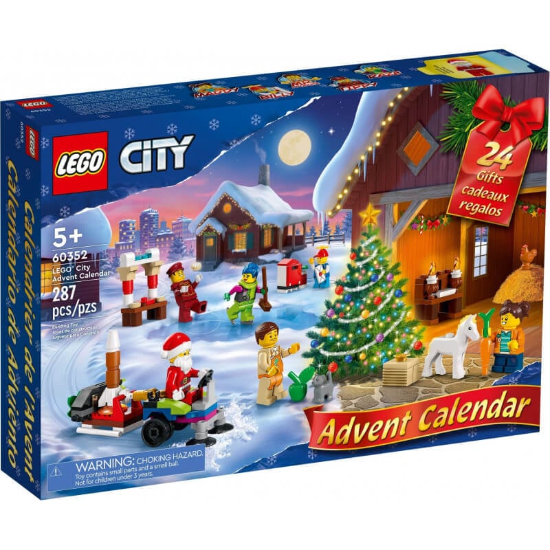 Конструктор LEGO City 60352 Новогодний Адвент-календарь 2022 - фото