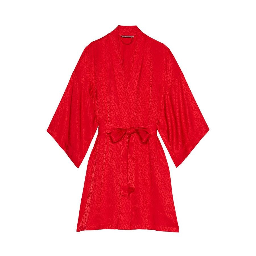 

Халат Victoria's Secret The Tour '23 Icon Satin, красный