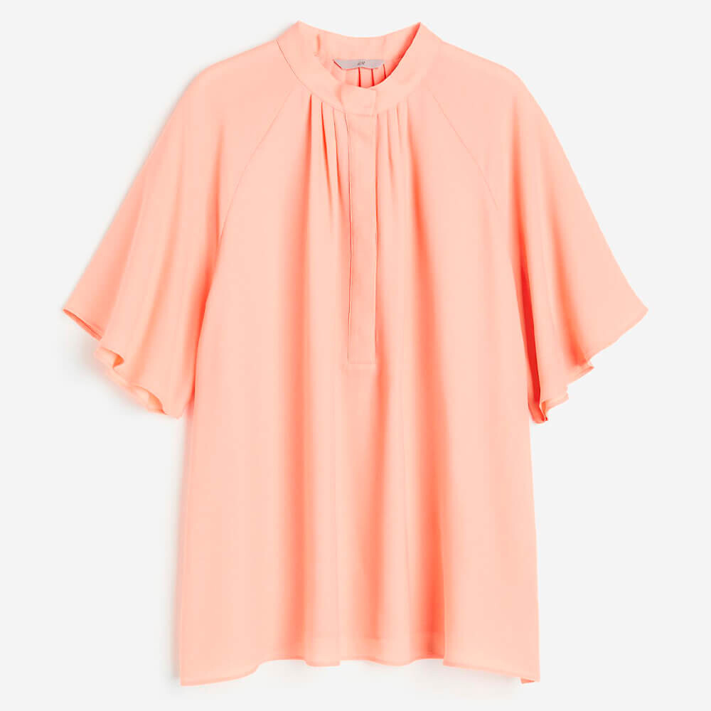 

Блузка H&M Chiffon, абрикосовый, Оранжевый