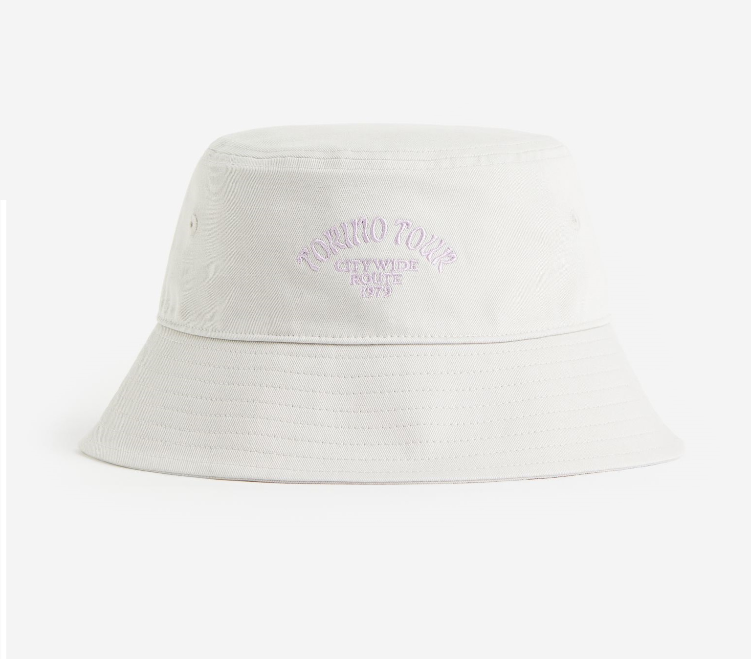 Панама H&M Cotton Bucket Hat, белый