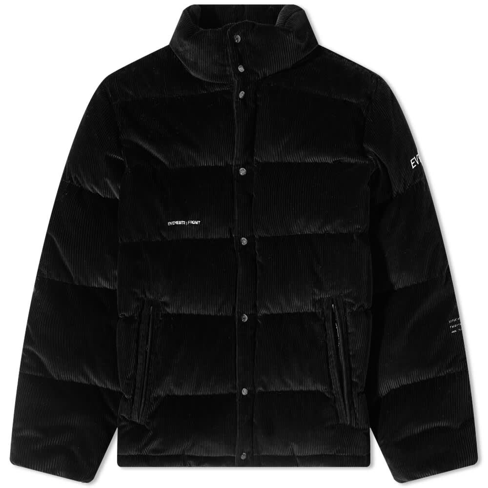 

Вельветовый пуховик из коллаборации с Fragment Donnie Moncler Genius, Черный