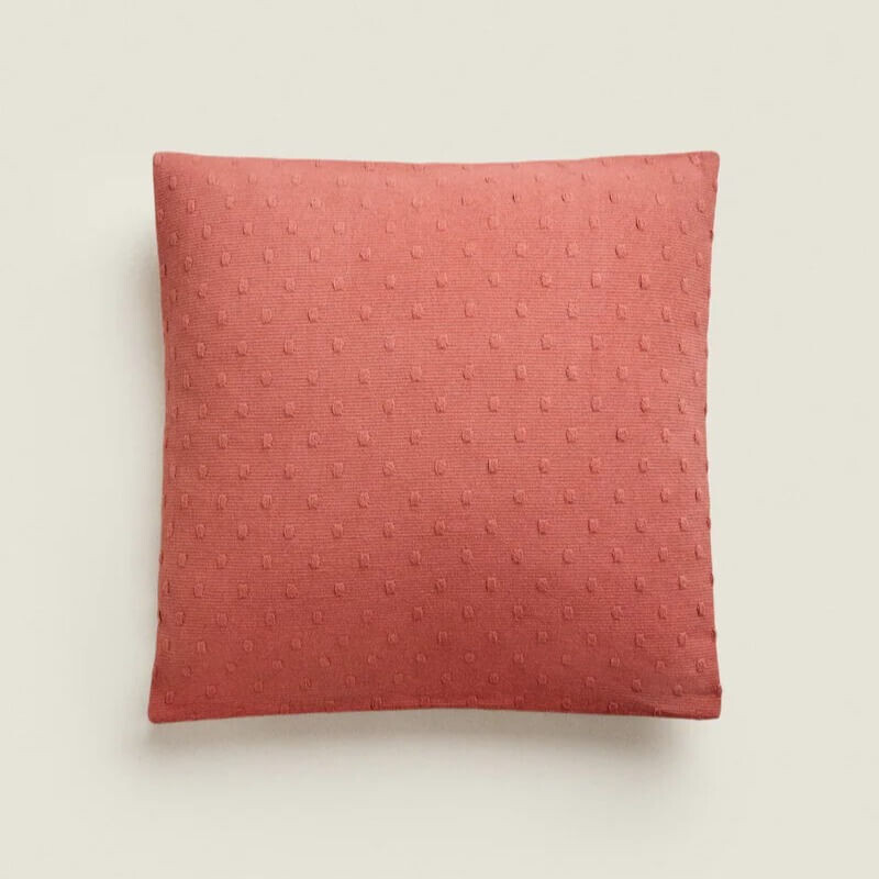 

Чехол для декоративной подушки Zara Home Dots, розовый