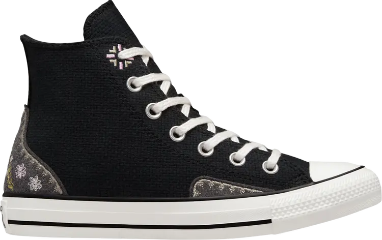 Кроссовки Converse Wmns Chuck Taylor All Star High Autumn Embroidery - Black, черный