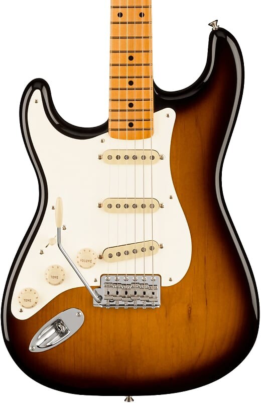 

Fender American Vintage II 1957 Stratocaster Left-Hand MP 2-Color Sunburst с футляром Fender American II Stratocaster Left-Hand MP w/case