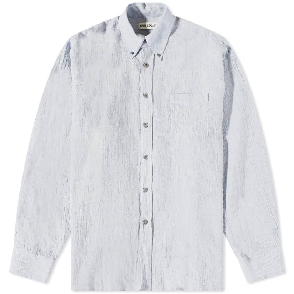 

Рубашка Our Legacy Seersucker Borrowed Button Down Shirt