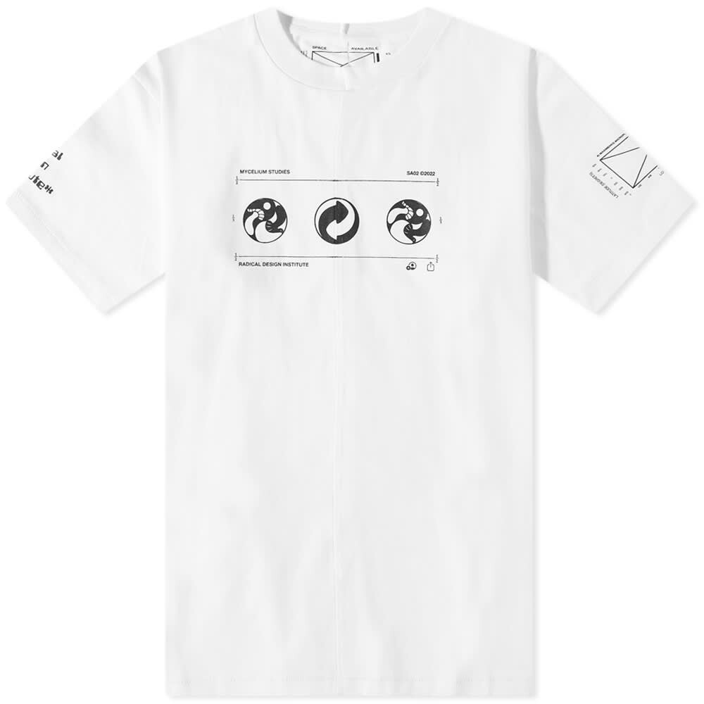 

Футболка Space Available Upcycled Mycelial Studies Tee, Белый