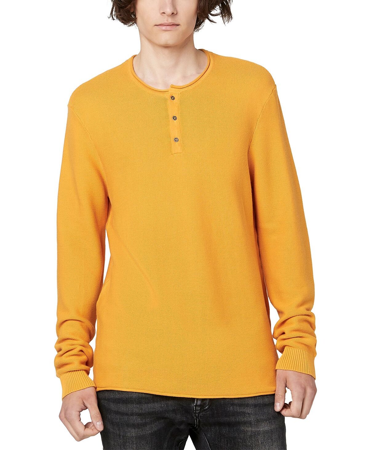 

Мужской свитер wamill с длинными рукавами henley Buffalo David Bitton