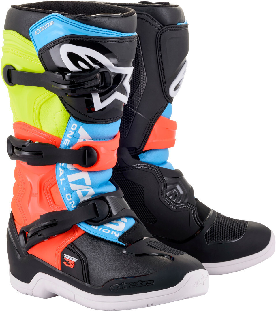 

Мотокросс сапоги Alpinestars Tech 3S Youth , черный/желтый/красный